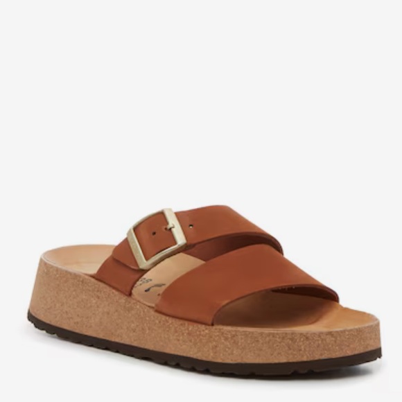 Birkenstock Shoes - Papillio by Birkenstock Almina Nubuck
Platform Sandal Slide comfort shoes 10